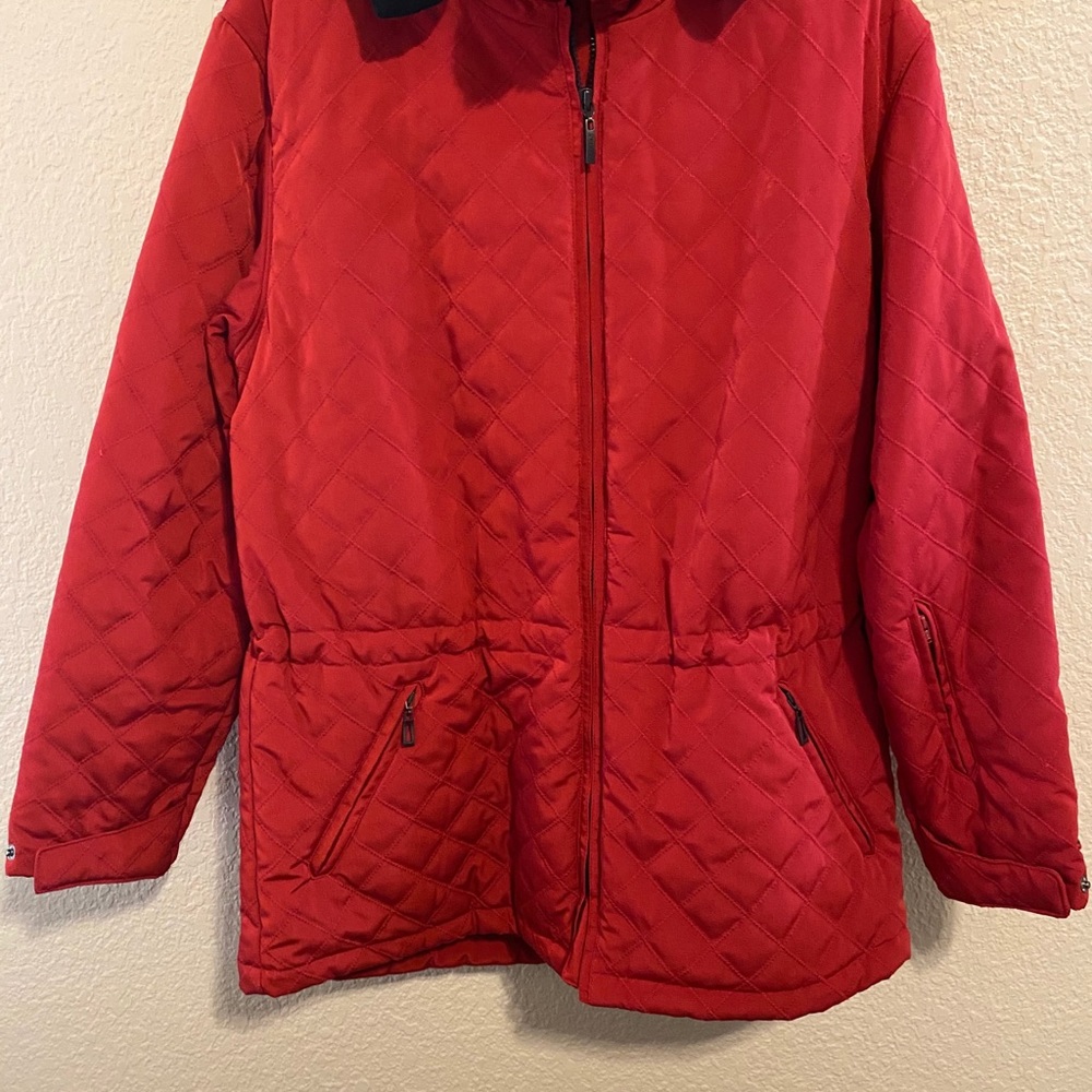 Pacific Trail Red Quilted Coat